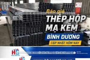 giá thép hộp mạ kẽm Bình Dương