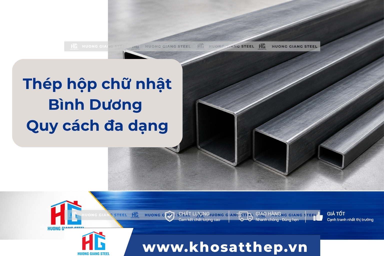 thép hộp chữ nhật Bình Dương