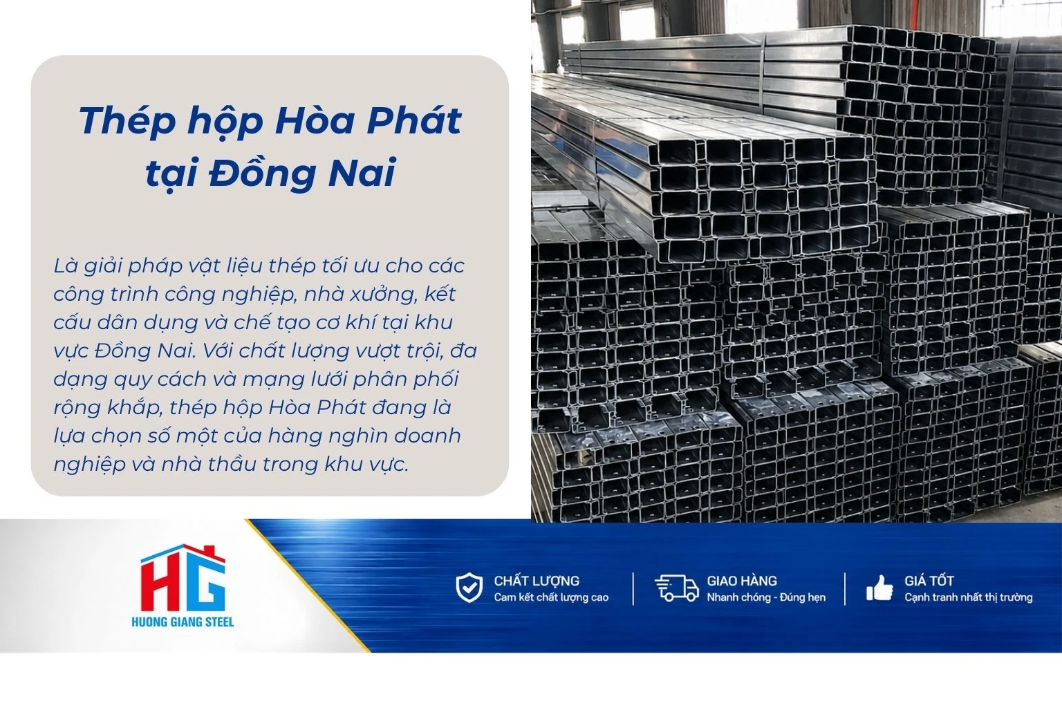 Thép Hộp Hoà Phát Đồng Nai