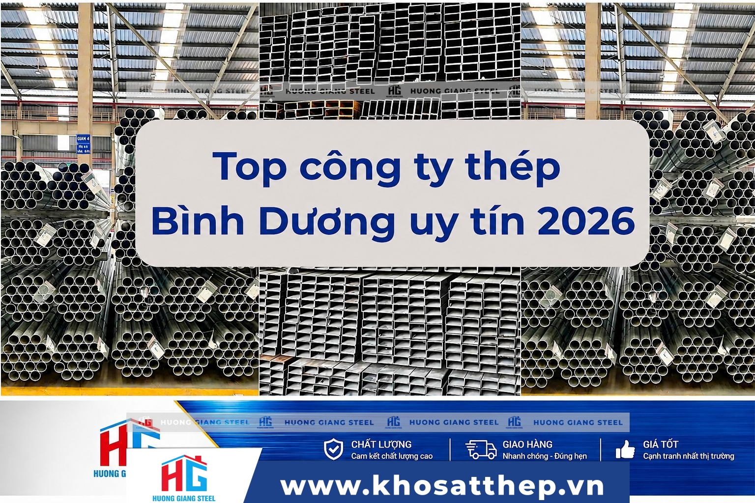 Top công ty thép Bình Dương 2026