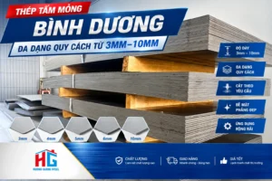 Thép tấm mỏng Bình Dương đa dạng quy cách từ 3mm–10mm