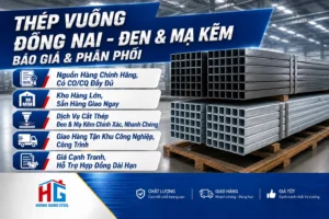 Thép vuông Đồng Nai