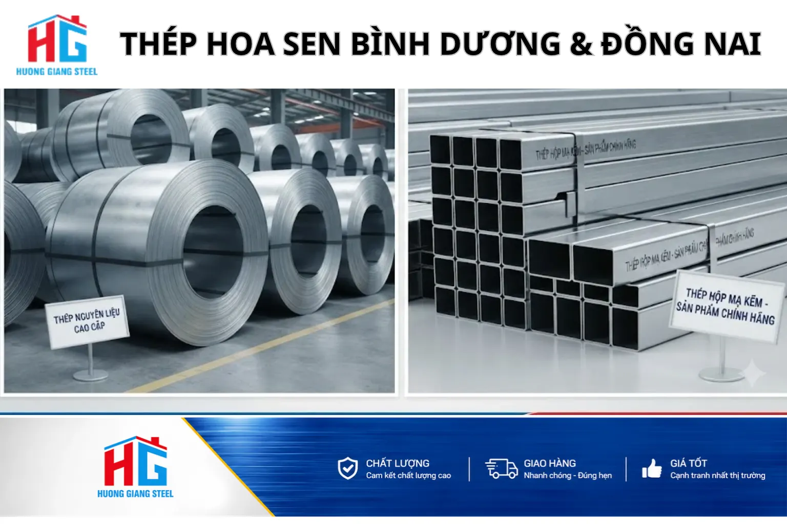 thép Hoa Sen tại Bình Dương và Đồng Nai