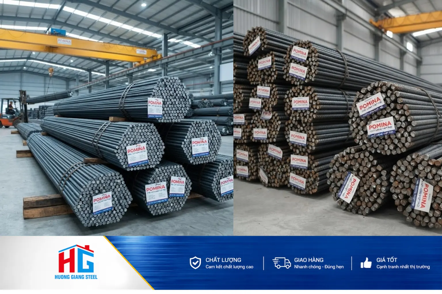 Thép Pomina tại Bình Dương & Đồng Nai