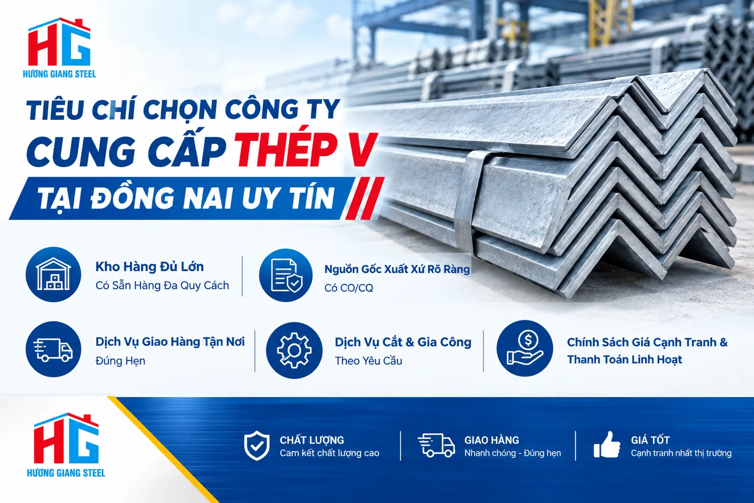 Báo giá thép V Đồng Nai
